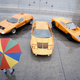 From left: the 1969 C111, the 1970 C111/II and the test mule.